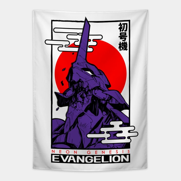 Evangelion Super Robot Tapestry by paisdelasmaquinas