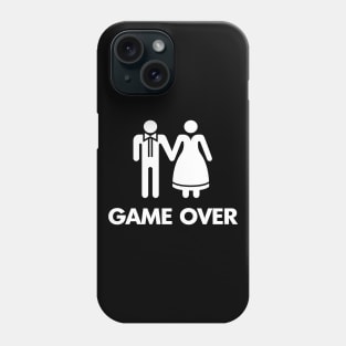 GAME OVER - FUNNY WEDDING DESIGN Phone Case