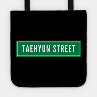 Taehyun Street Sign TXT Tote