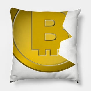 Bitcoin Teeth (light) Pillow