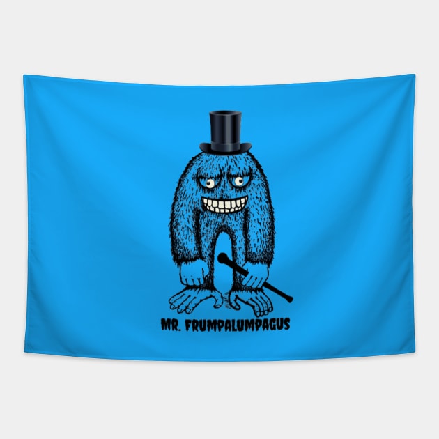 Mr. Frumpalumpagus Tapestry by AlmostMaybeNever