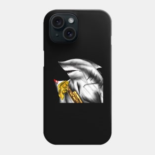 the kingdom and the armor shark tiburon ecopop art Phone Case