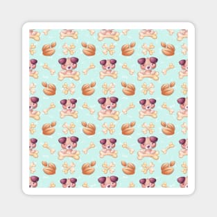 Cute Dog Animal Pattern Magnet