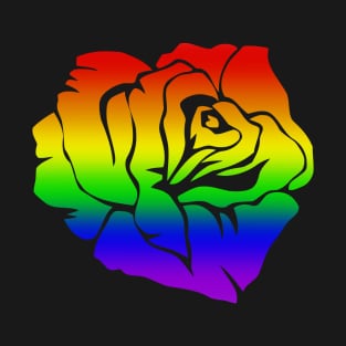 Rainbow Rose T-Shirt