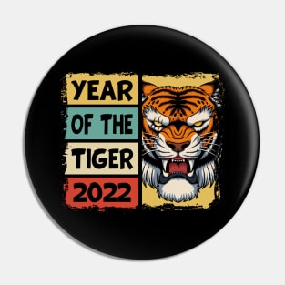 Horoscope 2022 Year of the Tiger Chinese Zodiac Pin