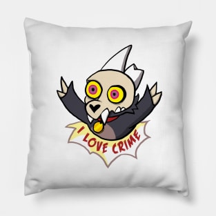 King, I love crime Pillow