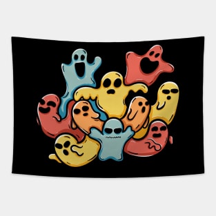 Ghost boo doodle art Tapestry