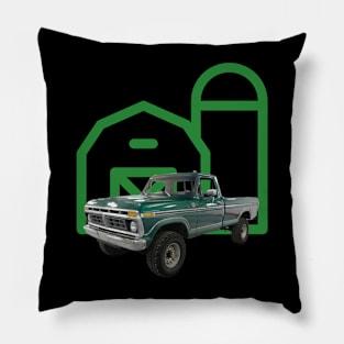 F250 OBS TRUCK T-SHIRT Pillow