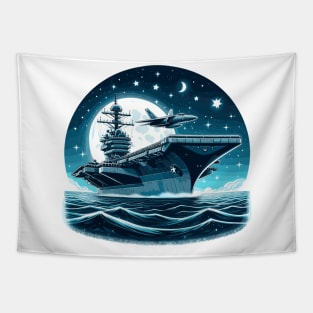 Aircraft Carrier Tapestry