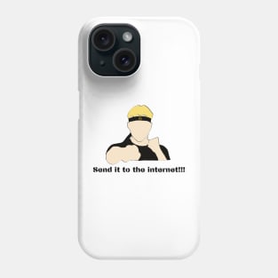 johnny lawrence send it to the internet Phone Case