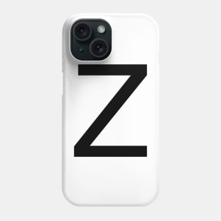 Helvetica Z Phone Case