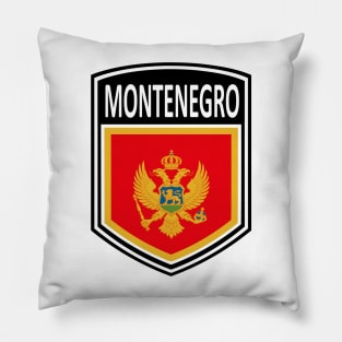 Flag Shield - Montenegro Pillow