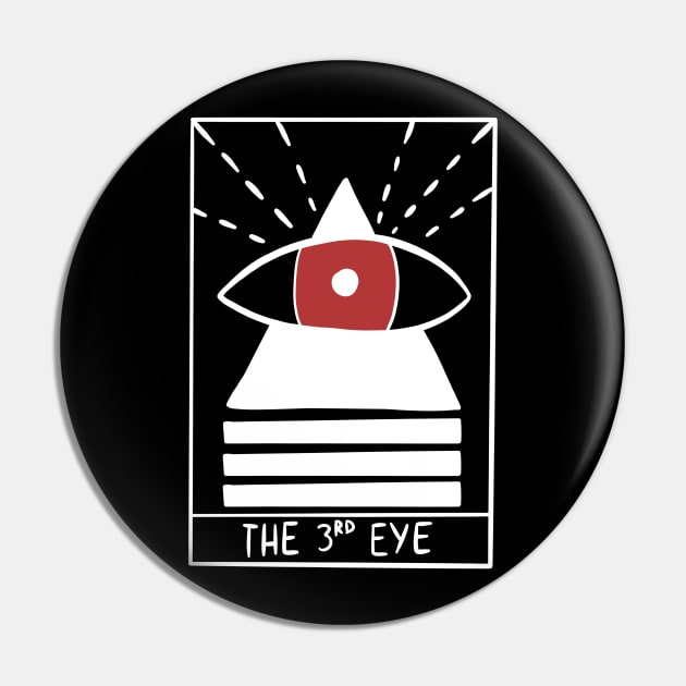 Tarot Card - The 3rd Eye Pin by isstgeschichte