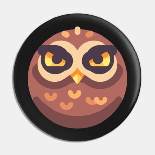 Owl smiley Pin