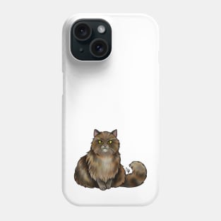 Cat - British Longhair - Brown Tabby Phone Case