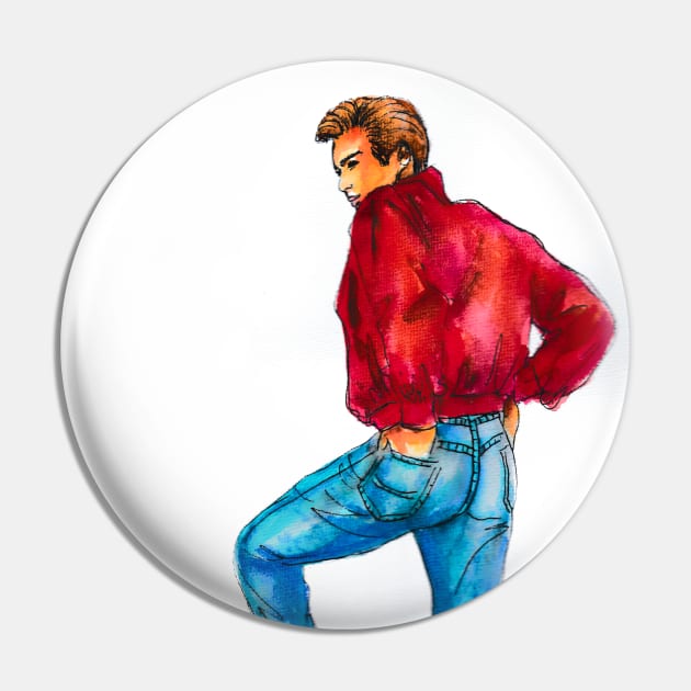 James Dean Pin by Svetlana Pelin