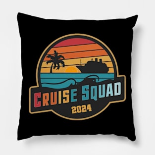 Cruise Squad 2024 Pillow