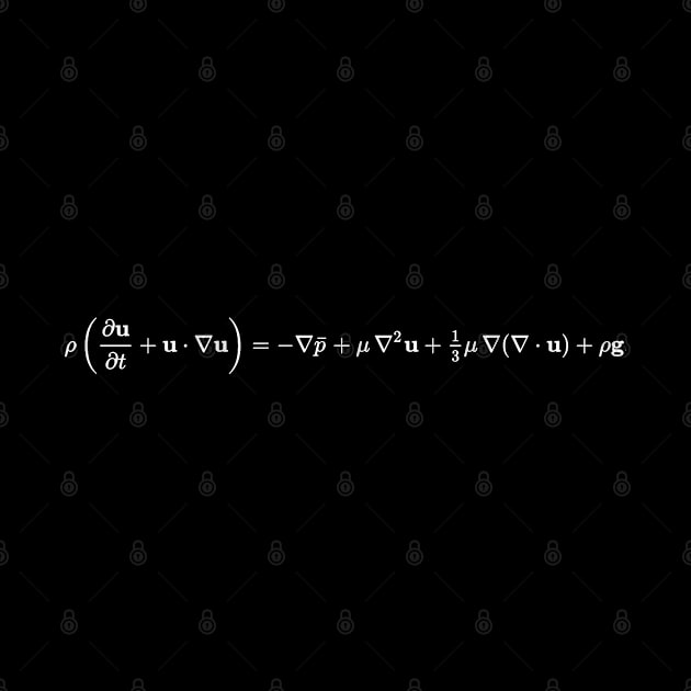 Navier Stokes equation of fluid dynamics dark version by NoetherSym