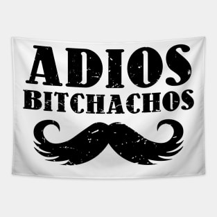 Hipster Funny Retro - Mustache Moustache Tapestry