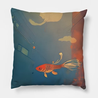 Goldfish in the Blue Pillow