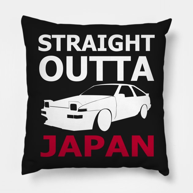 Straight Outta Japan Pillow by J0k3rx3