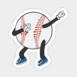 Dabbing Baseball Magnet