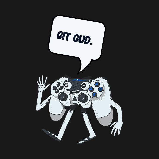 Git Gud Talking Game Controller by RareLoot19