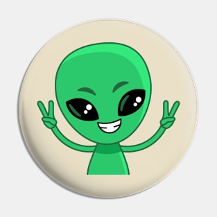 Cute Alien Pin