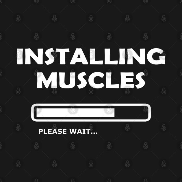 Bodybuilder - Installing Muscles please wait by KC Happy Shop