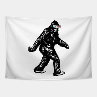 GONE SQUATCHIN' WITH 3D GLASSES Tapestry