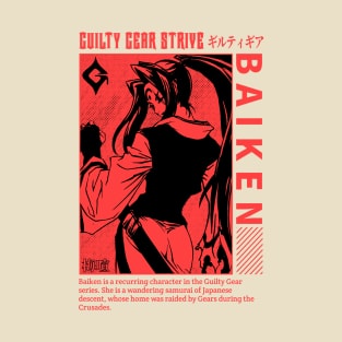 Red baiken guilty strive T-Shirt