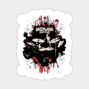 whiplash Miles Teller graphic, illustration design ironpalette Magnet