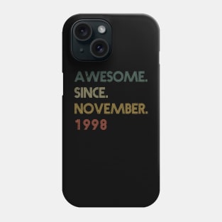 Awesome Since November 1998 Phone Case