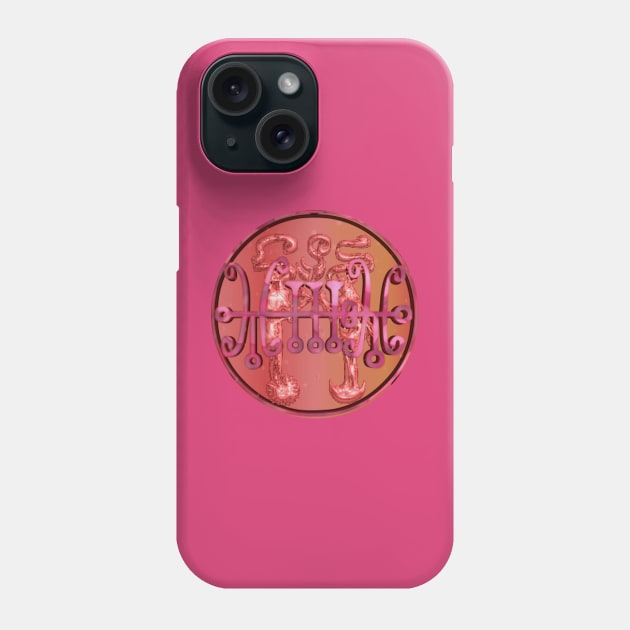 Sigil Coin - Goetia Seal of Sallos Phone Case by geodesyn