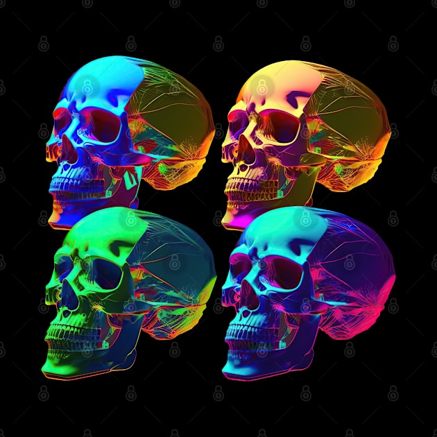 Warhol Skulls by Micapox