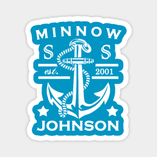 Rush Hour 2 - S.S. Minnow Johnson (white) Magnet