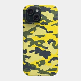 YELLOW CAMO DESIGN, PASTEL COLOR Phone Case