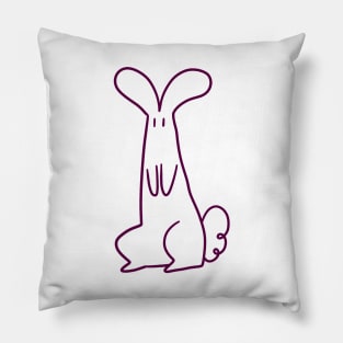 White Bunny Pillow