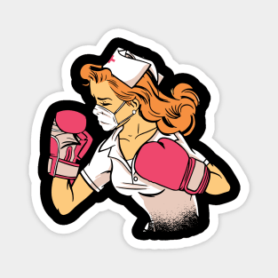 NURSE BOXER Magnet