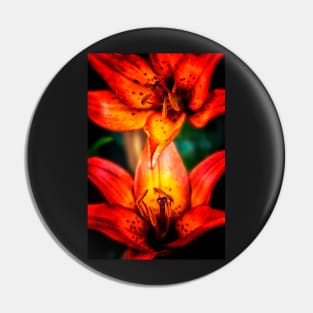 Oriental Lilies Pin