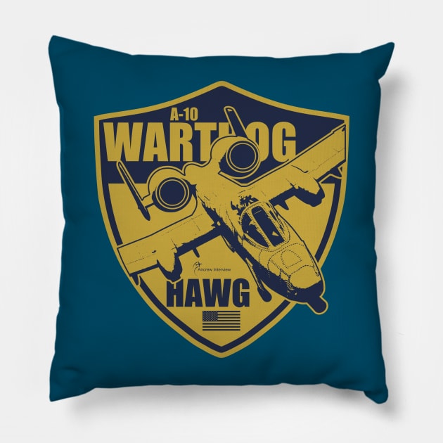 A-10 Warthog Pillow by Aircrew Interview