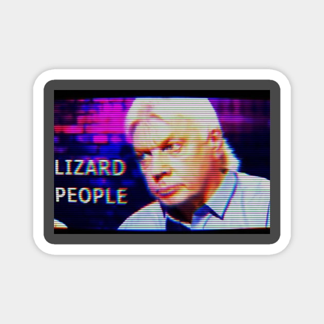 Lizard People Magnet by Conspiracy Memes