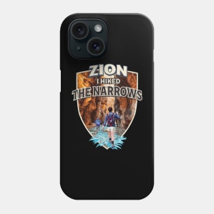 Zion I Hiked The Narrows National Park Vintage Style Design Phone Case