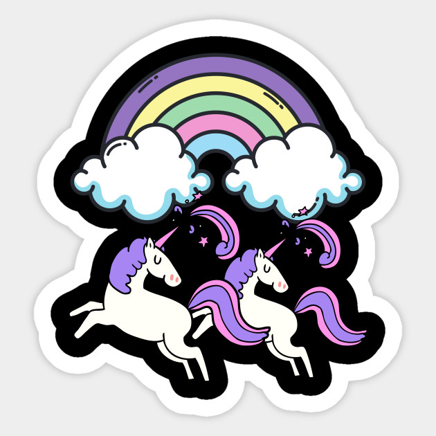 Cute Unicorn Design Cute Unicorn Gifts Sticker Teepublic