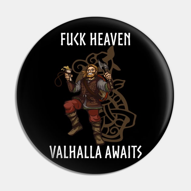 Valhalla Norse Mythology Pin by Styr Designs