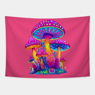 Delirium of Colors in a Fantastic World Tapestry