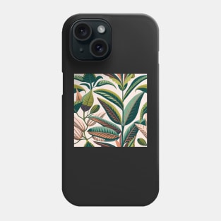 Vintage botanical shirt Phone Case