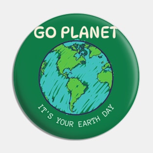 happy Earth day Everyday 2024  gift april 22 Teacher Rainbow Pin