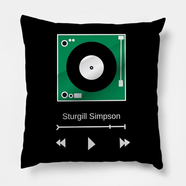 sturgill simpson Pillow by Vrolijke Koters