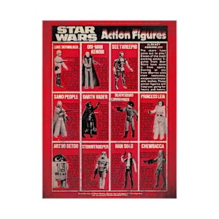 Vintage Space Wars Toys Poster #1 T-Shirt